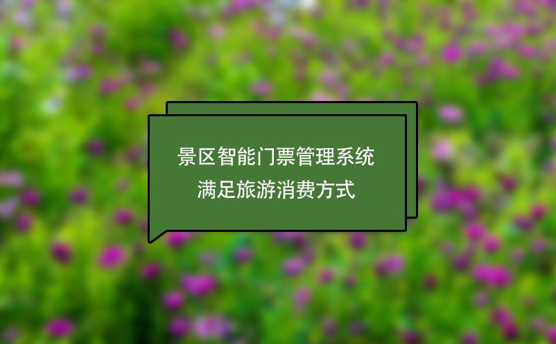 景區(qū)智能門票管理系統(tǒng)滿足旅游消費(fèi)方式