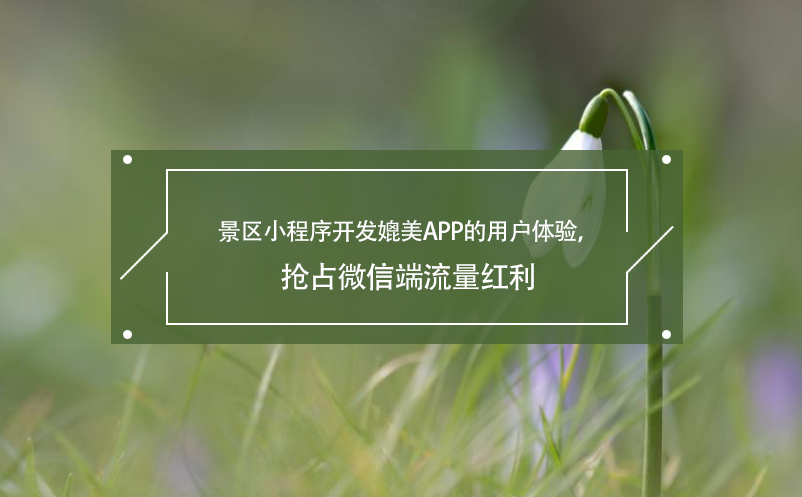 景區(qū)小程序開(kāi)發(fā)媲美APP的用戶(hù)體驗(yàn)，搶占微信端流量紅利