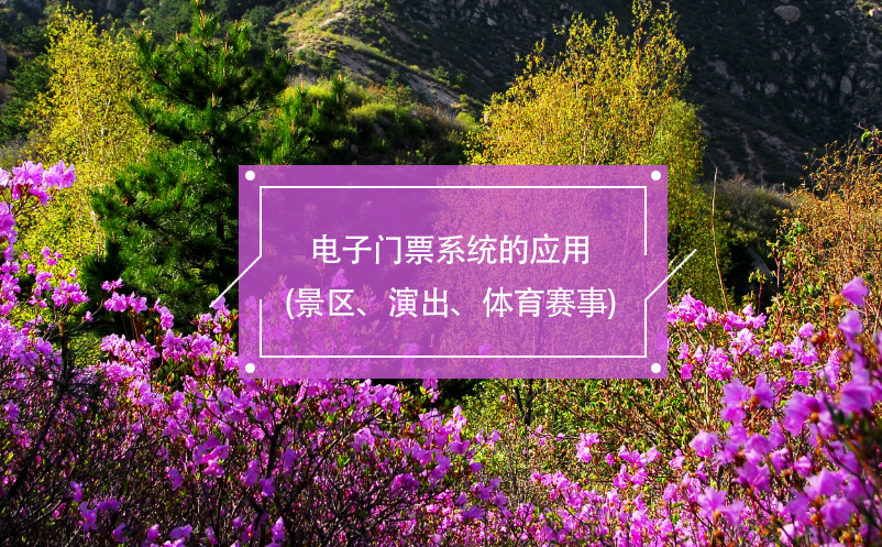 電子門票系統(tǒng)的應(yīng)用(景區(qū)、演出、體育賽事)