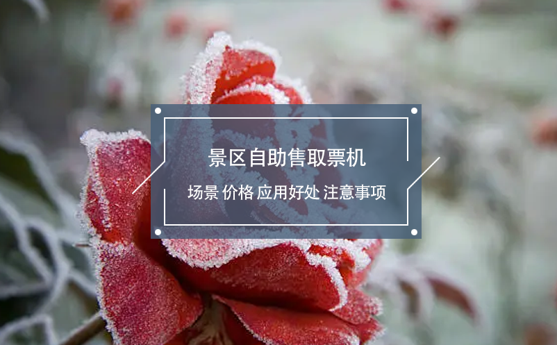 景區(qū)自助售取票機場景、價格、應(yīng)用好處、注意事項