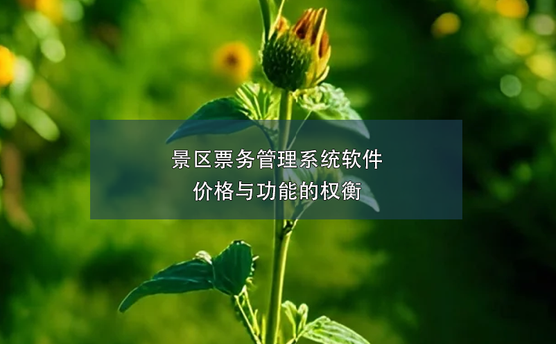 景區(qū)票務(wù)管理系統(tǒng)軟件價格與功能的權(quán)衡